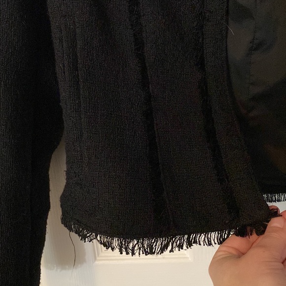 Cropped tweed blazer - Picture 3 of 3